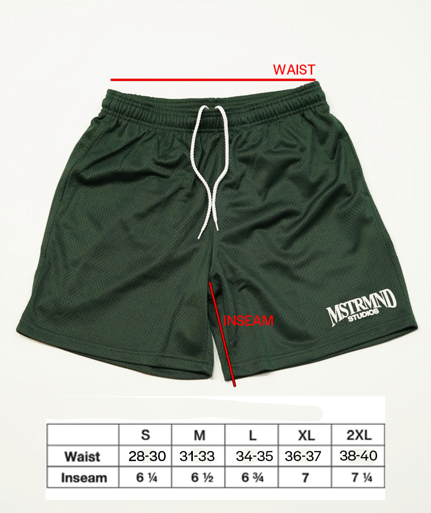 Mesh Shorts- Emerald Green